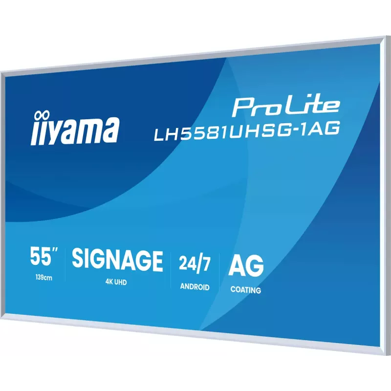 Monitor iiyama LH5581UHSG-1AG 54,6 pollici display piatto interattivo 4K Ultra HD 3840 x 2160