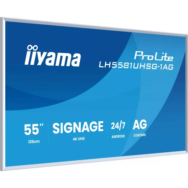 Monitor iiyama LH5581UHSG-1AG 54,6 pollici display piatto interattivo 4K Ultra HD 3840 x 2160