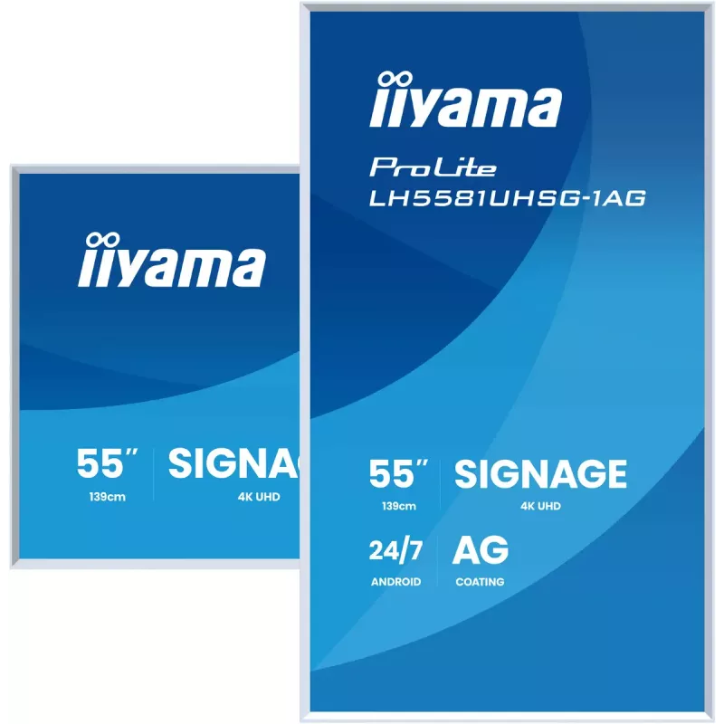 Monitor iiyama LH5581UHSG-1AG 54,6 pollici display piatto interattivo 4K Ultra HD 3840 x 2160