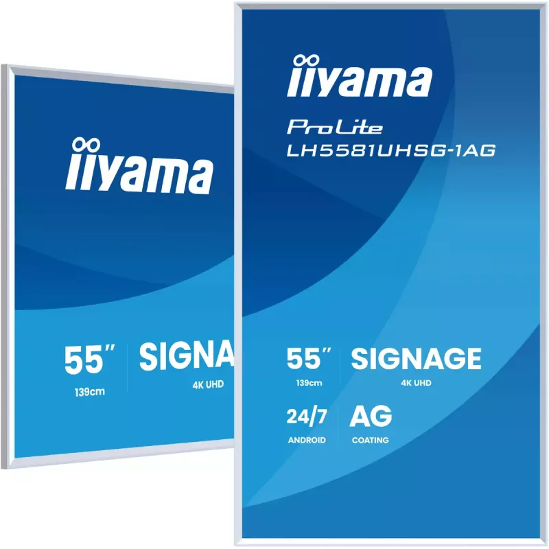 Monitor iiyama LH5581UHSG-1AG 54,6 pollici display piatto interattivo 4K Ultra HD 3840 x 2160