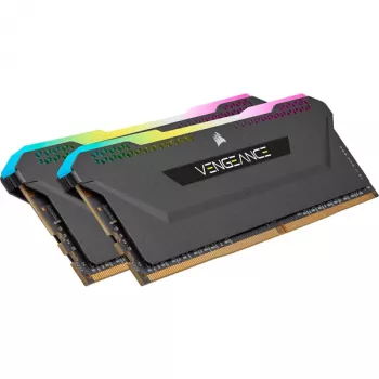 Memoria CORSAIR 16GB DDR4 3200MHz C16 (2x8GB) Vengeance RGB Pro nera