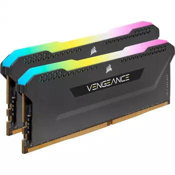 Memoria CORSAIR 16GB DDR4 3200MHz C16 (2x8GB) Vengeance RGB Pro nera