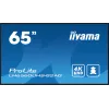 iiyama LH6560UHS-B2AG Signage Display Digital A-board 163,8 cm (64,5 inch) LED Wi-Fi 500 cd/m² 4K Ultra HD Nero Processore integrato Android 11 24/7