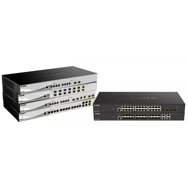 D-Link DXS-1210-16TC/E Switch di rete Managed L2 10G Ethernet (100/1000/10000) Grigio