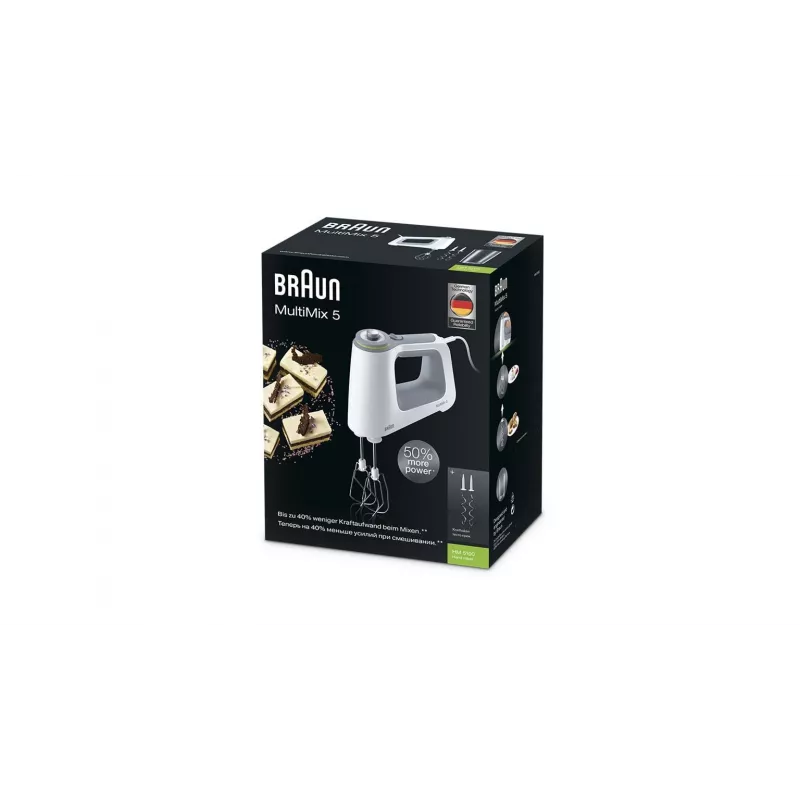 Braun HM5100 Multimix 5 Frullatore a mano 750 W Grigio, Bianco
