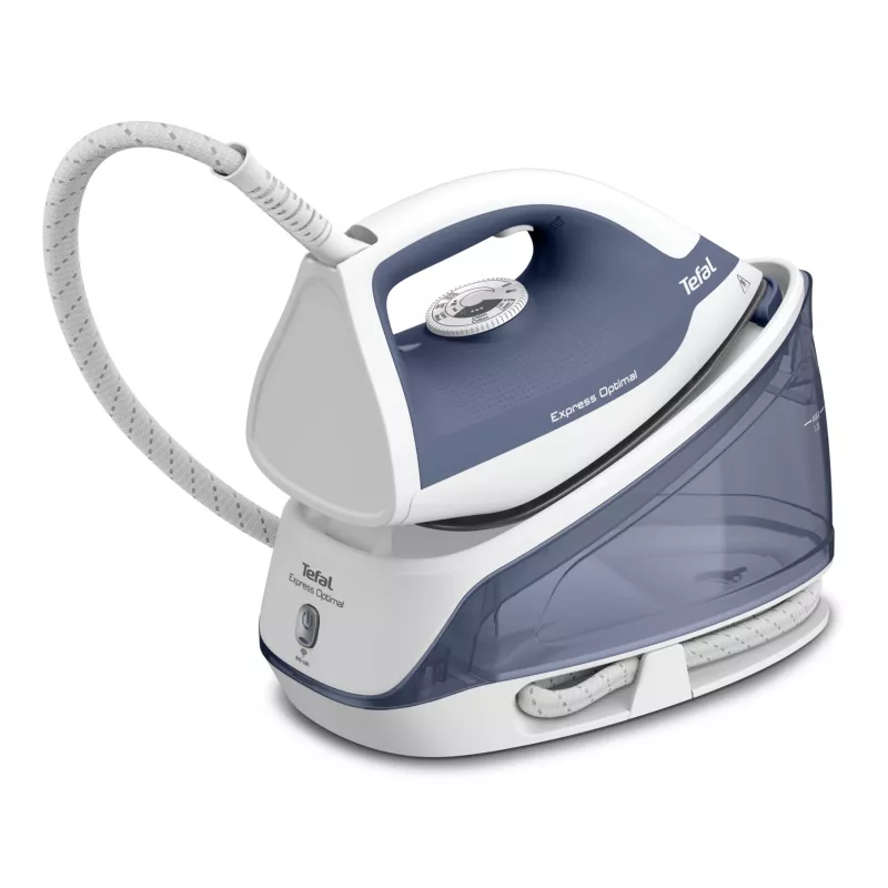 Tefal Express Optimal SV4110 2200 W 1,2 L Ceramica Express Glide Blu, Bianco