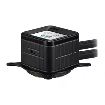 Dissipatore liquido All-in-One ASUS Prime LC 360 ARGB LCD — radiatore 360 mm, 3x ventole 120 mm, LCD, PWM, Nero