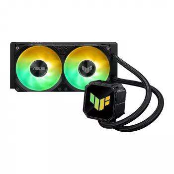 Dissipatore liquido All-in-One ASUS TUF GAMING LC III 240 ARGB — radiatore 240 mm, 2 x ventole ARGB 120 mm, supporto socket AM5, Nero