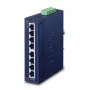 PLANET IP30 Switch Gigabit industriale 8 porte