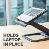 Fellowes supporto per laptop da scrivania – Hana LT supporto per laptop per casa e ufficio – supporto per laptop regolabile con 3 altezze – dimensione max. schermo 19 inch, peso max. 4,5 kg – nero