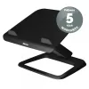 Fellowes supporto per laptop da scrivania – Hana LT supporto per laptop per casa e ufficio – supporto per laptop regolabile con 3 altezze – dimensione max. schermo 19 inch, peso max. 4,5 kg – nero
