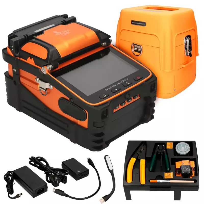 Giuntatrice a fusione Extralink AI-9 7800mAh batteria lampada LED LCD 5,1