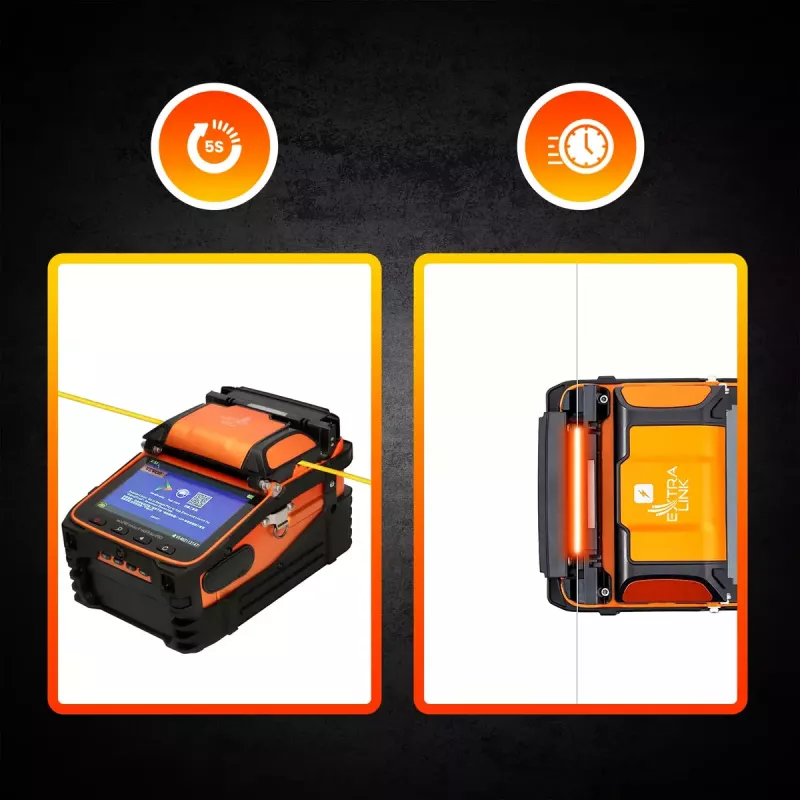 Giuntatrice a fusione Extralink AI-9 7800mAh batteria lampada LED LCD 5,1