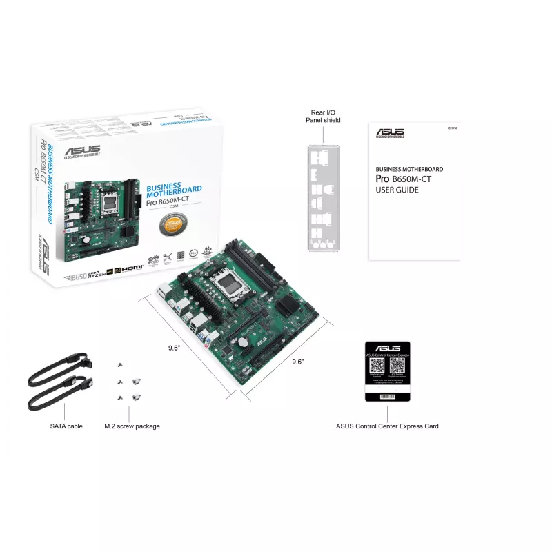 Scheda madre ASUS PRO B650M-CT-CSM AMD B650 Socket AM5 micro ATX