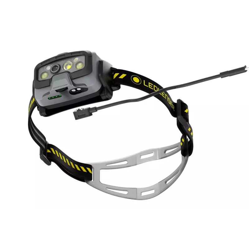 Ledlenser HF8R Work torcia frontale, LED, nera