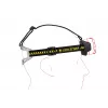 Ledlenser HF8R Work torcia frontale, LED, nera