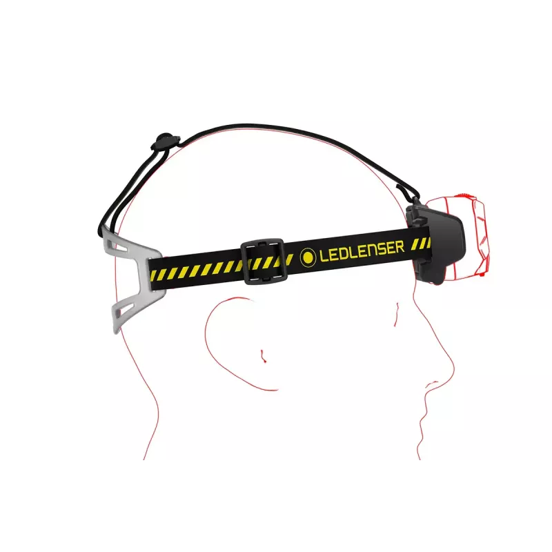 Ledlenser HF8R Work torcia frontale, LED, nera