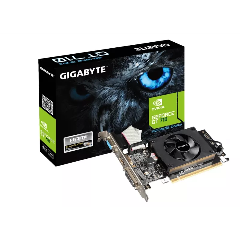 GIGABYTE GV-N710D3-2GL scheda grafica NVIDIA GeForce GT 710 2 GB GDDR3
