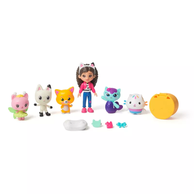 Spin Master Gabby's Dollhouse: Il film – set di personaggi Cat-venture Crew, dai 3 anni