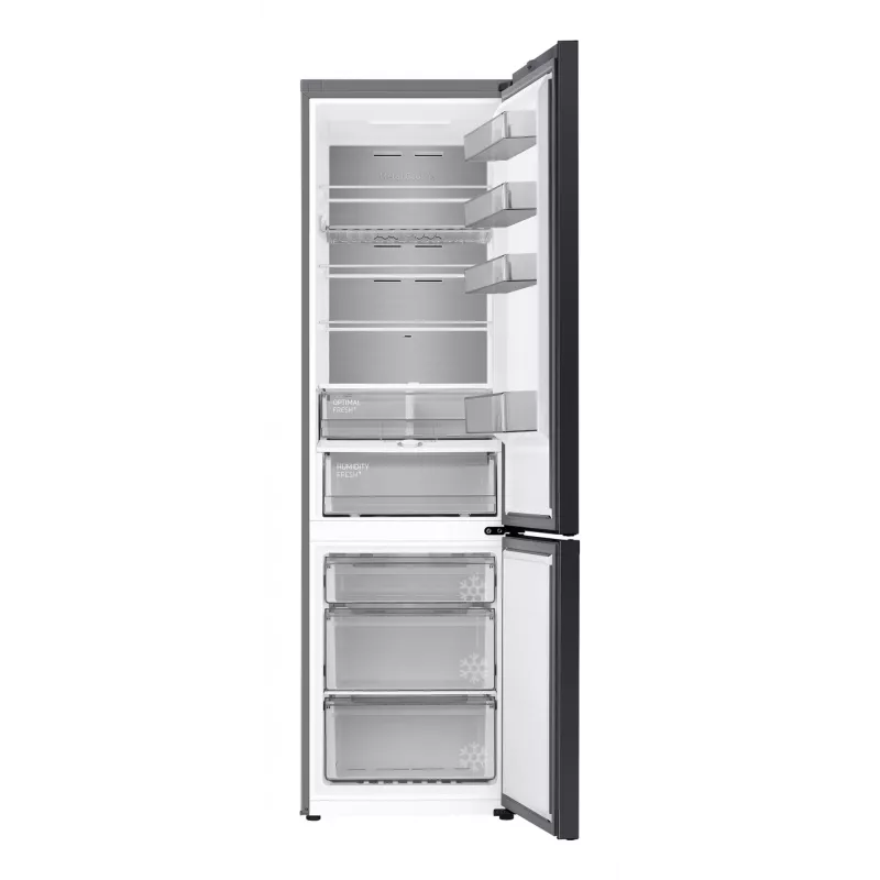 Samsung RL38C7B5BB1/EG Bespoke frigorifero combinato a libera installazione, 387 l (273 l + 114 l), 203 cm, classe energetica B, SmartThings, acciaio inox scuro