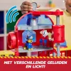 PAW Patrol Fire Rescue Command Center con figura Marshall, camion dei pompieri di soccorso, luci, lanciatore ed effetti sonori, giocattolo per bambini e bambine dai 3 anni