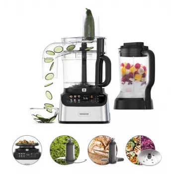 Robot da cucina Kenwood MultiPro OneTouch 1000 W 3 L nero, acciaio inox, bilancia integrata