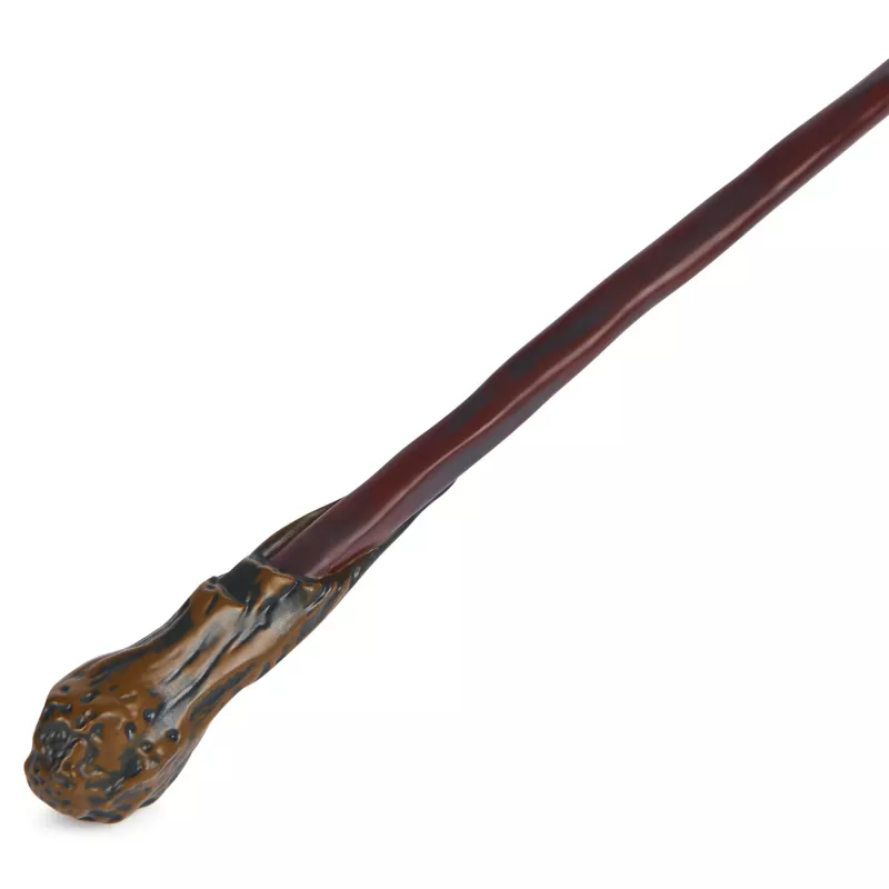 Spin Master Wizarding World Harry Potter bacchetta autentica di Ron Weasley con supporto di Hogwarts, per giochi di ruolo, in plastica, dai 14 anni