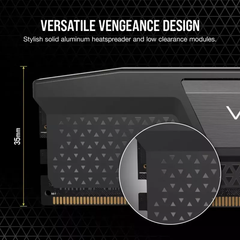 DIMM 96 GB DDR5-6000 (2x 48 GB) kit dual, memoria nero, CMK96GX5M2B6000C30, Vengeance, INTEL XMP