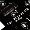 SilverStone SST-ECM20 scheda controller di archiviazione M.2 SATA, 2x M.2 interni, 32 Gbit/s