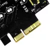SilverStone SST-ECM20 scheda controller di archiviazione M.2 SATA, 2x M.2 interni, 32 Gbit/s