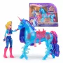 Statua giocattolo Spin Master Unicorn Academy Isabel con criniera e coda vere e spazzola