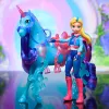 Statua giocattolo Spin Master Unicorn Academy Isabel con criniera e coda vere e spazzola