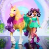 Spin Master Unicorn Academy set di personaggi Ava e unicorno Leaf con vera criniera, coda e spazzola, da 4 anni