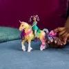 Spin Master Unicorn Academy set di personaggi Ava e unicorno Leaf con vera criniera, coda e spazzola, da 4 anni