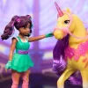 Spin Master Unicorn Academy set di personaggi Ava e unicorno Leaf con vera criniera, coda e spazzola, da 4 anni