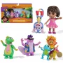 Dora, Fantastic Friends confezione regalo con Dora, Boots, Tico, Isa e il Fiesta Trio, statuine, giocattolo per bambini e bambine da 3 anni