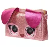 Purse Pets, Keepin' It Clutch Dazzling Diva cucciolo giocattolo e borsa da polso con occhi arcobaleno luminosi, giocattolo per bambine da 4 anni
