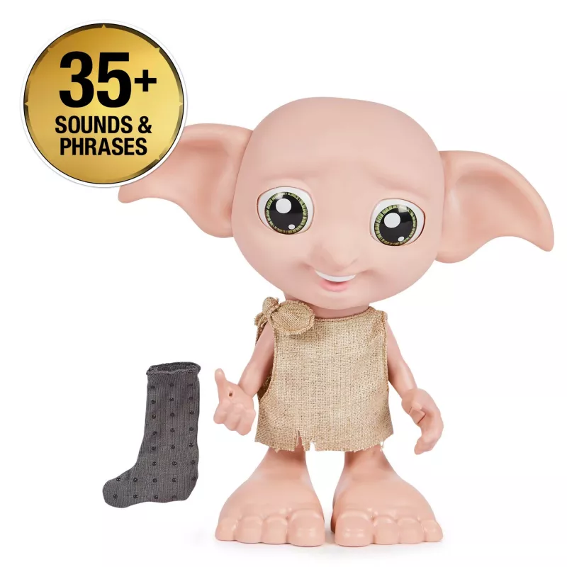 Giocattolo interattivo Wizarding World Harry Potter Dobby con funzione parlante AAA multicolore