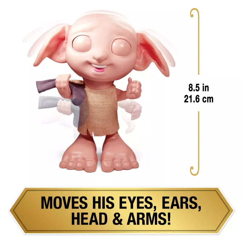 Giocattolo interattivo Wizarding World Harry Potter Dobby con funzione parlante AAA multicolore