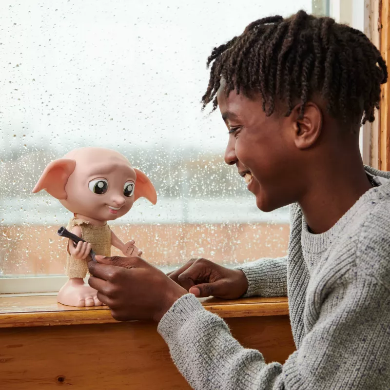 Giocattolo interattivo Wizarding World Harry Potter Dobby con funzione parlante AAA multicolore
