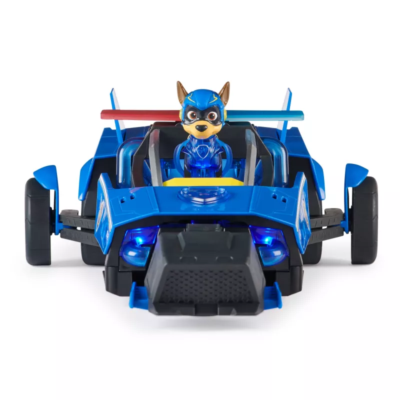 Auto della polizia PAW Patrol Chase's Mighty Transforming Cruiser con luci e suoni
