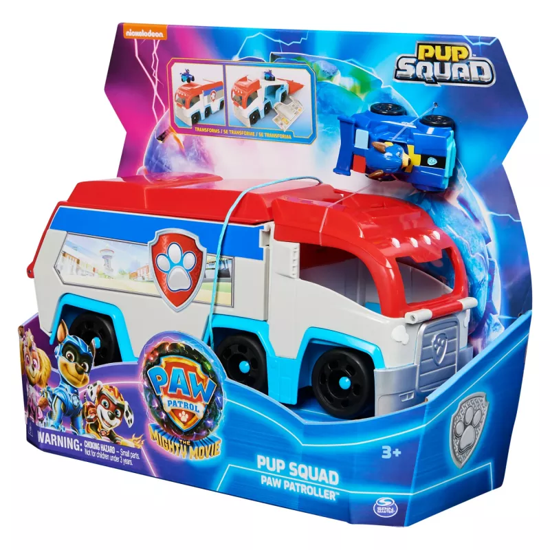PAW Patrol The Mighty Movie Pup Squad Patroller camion giocattolo