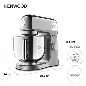 Robot da cucina Kenwood kMix Special Edition KMX760ACH — 1000 W, cromo, ciotola in acciaio inox