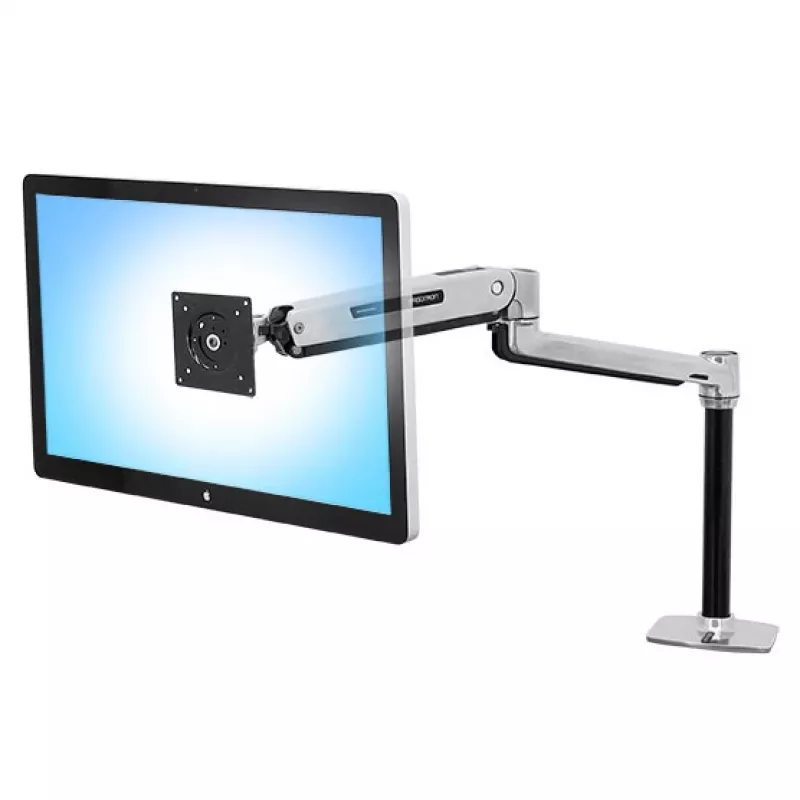 ERGOTRON Lx supporto LCD da scrivania sit stand (alluminio lucido)