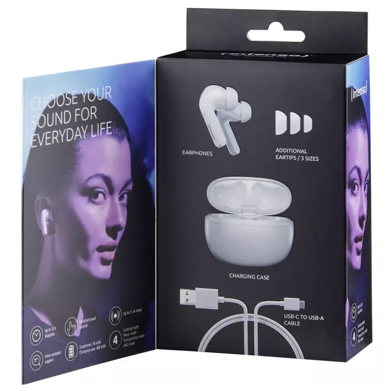 Cuffie Intenso bianco Buds T302A
