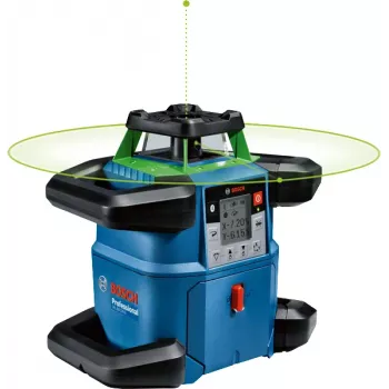 Laser rotante Bosch GRL 650 CVHG Professional 18 V con linea laser verde, L-BOXX