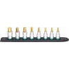 Set di chiavi a bussola Hazet 986-SR/8, set da 8 pezzi bussole esagonali corte, 6–17 mm, nero