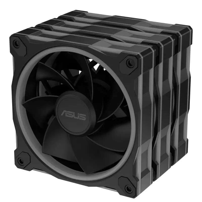 Ventola ASUS Prime MR120 ARGB Reverse nero 3in1 case per computer 12 cm 3 pezzi