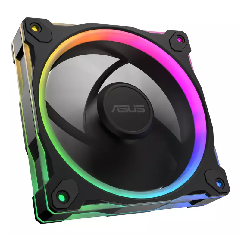 Ventola ASUS Prime MR120 ARGB Reverse nero 3in1 case per computer 12 cm 3 pezzi