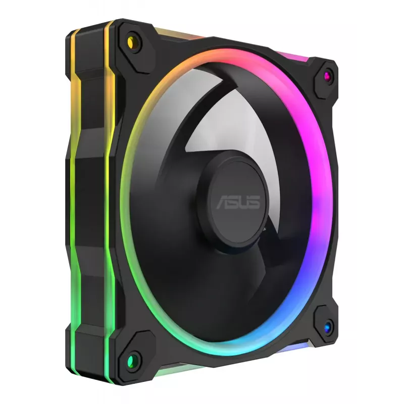 Ventola ASUS Prime MR120 ARGB Reverse nero 3in1 case per computer 12 cm 3 pezzi